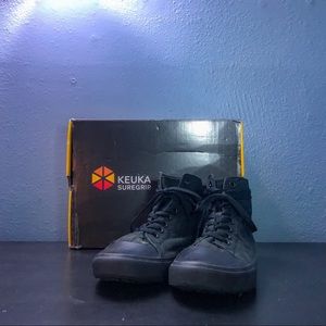 Keuka SureGrip Element Hi-top Black Canvas Men’s 9